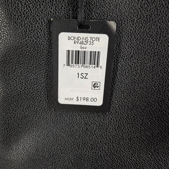 DKNY BOND NORTH SOUTH TOTE BAG — BLACK/WHITE • STYLE R94BZF35 • NEW WITH TAGS - Picture 7 of 13